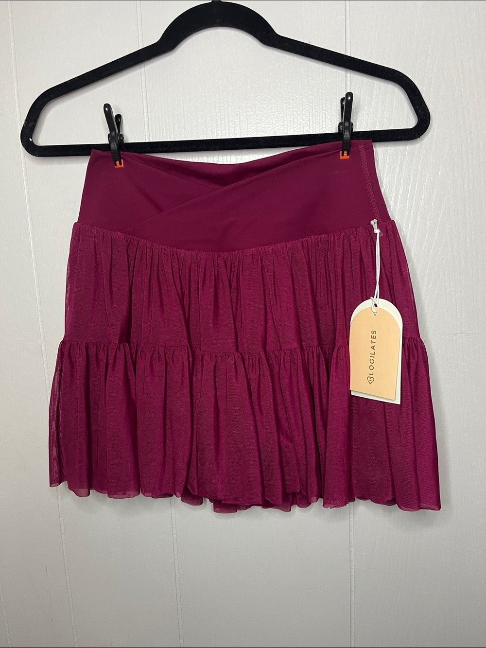 Blogilates Ballerina Skort Burgundy